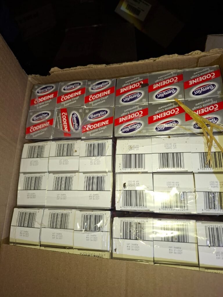 Box of cough syrup seized in Booysens drug trafficking arrest