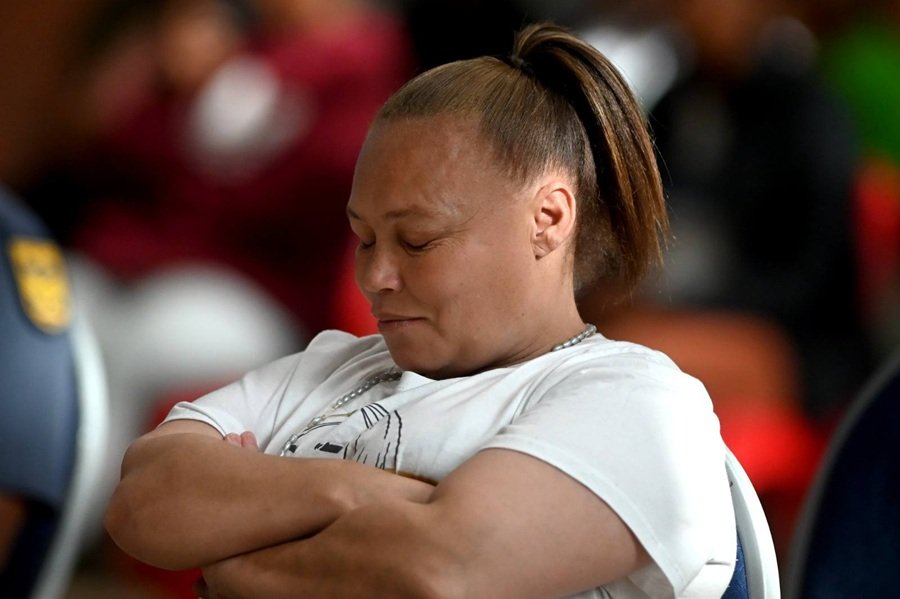 Kelly Smith, mother of Joshlin Smith, during her court appearance in the Western Cape High Court