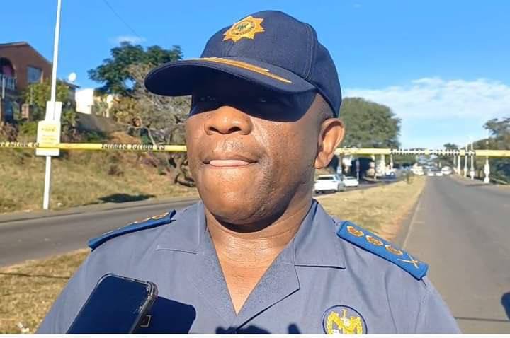 Lt-Gen Nhlanhla Mkhwanazi speaking at a public event amid ongoing investigations