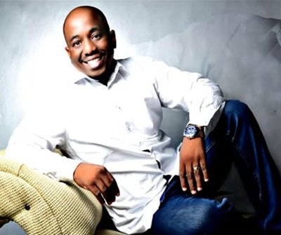 Simingaye Oscar Hlatshwayo during a personal photo shoot, dressed in casual wear