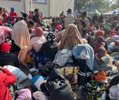 Thousands of Malawian nationals gathered at Sherwood Hall in Durban awaiting repatriation to Malawi